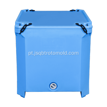 Caixa refrigeradora grande para recipiente de peixe isolado para armazenamento de alimentos frios para frutos do mar